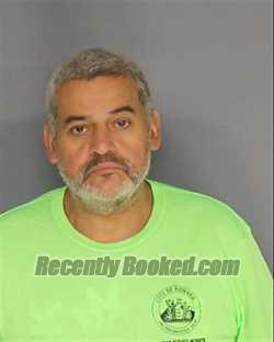 Booking photo from Essex County, New Jersey