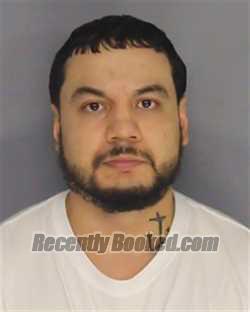 Booking photo from Essex County, New Jersey