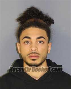 Booking photo from Essex County, New Jersey