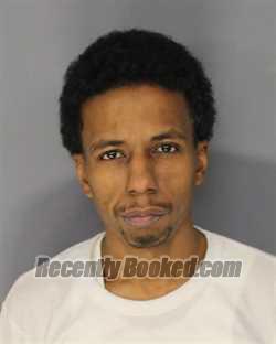 Booking photo from Essex County, New Jersey