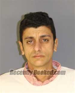 Booking photo from Essex County, New Jersey