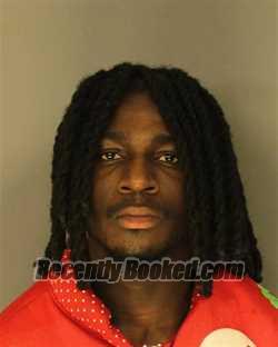 Booking photo from Essex County, New Jersey