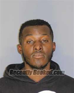 Booking photo from Essex County, New Jersey