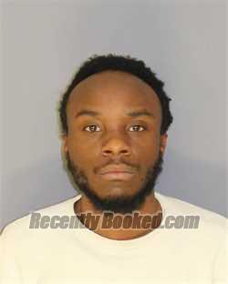 Booking photo from Essex County, New Jersey