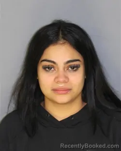 Mugshot of KARINA GARCIA booked in Essex County, New Jersey on March 21, 2026