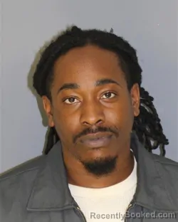 Mugshot of RAYQUAN J BLUE booked in Essex County, New Jersey on May 2, 2026