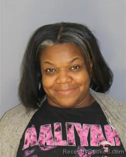 Mugshot of Latasha T Hill booked in Essex County, New Jersey on August 21, 2026