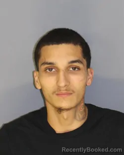 Mugshot of Daniel Feliciano booked in Essex County, New Jersey on August 22, 2026