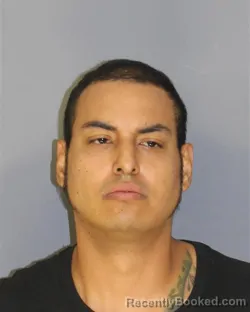 Mugshot of Juan D Becerramendoza booked in Essex County, New Jersey on August 22, 2026