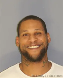 Mugshot of Dyquain J Morrison booked in Essex County, New Jersey on August 24, 2026