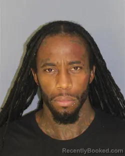 Mugshot of Zireek A Daniels booked in Essex County, New Jersey on August 25, 2026