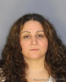 Mugshot of Katherine Sanchez booked in Essex County, New Jersey on August 25, 2026