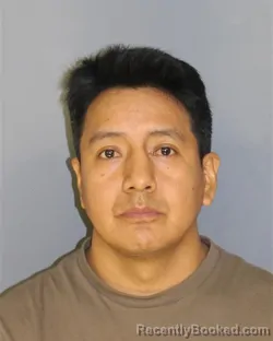 Mugshot of Luis W Morocho-Sagbay booked in Essex County, New Jersey on August 30, 2026