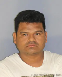 Mugshot of Fredy A Mestanza booked in Essex County, New Jersey on August 30, 2026
