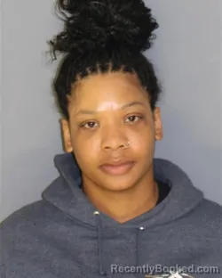 Mugshot of Jennera Robinson booked in Essex County, New Jersey on August 31, 2026