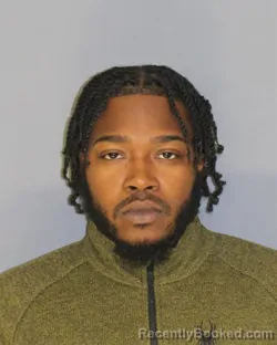 Mugshot of Zaire B Bowman booked in Essex County, New Jersey on October 6, 2026
