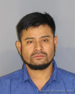 Mugshot of Alirio Vasquez-Mendoza booked in Essex County, New Jersey on October 9, 2026