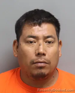 Mugshot of Roblero Vazquez Gadiel Bedaias booked in Dorchester County, South Carolina on August 21, 2026