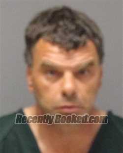 Booking photo from Ocean County, New Jersey