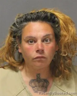 Mugshot of JESSICA MARIE CARLONI booked in Ocean County, New Jersey on April 2, 2026