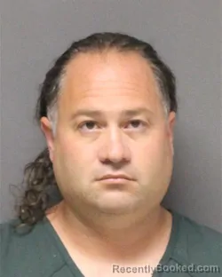 Mugshot of Justin Rafael Ercolino booked in Ocean County, New Jersey on July 14, 2026