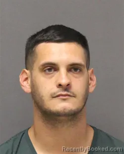 Mugshot of JUSTIN MICHAEL SOTO booked in Ocean County, New Jersey on July 15, 2026