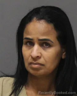 Mugshot of Rita Decasio Coelhoferreira booked in Ocean County, New Jersey on August 24, 2026