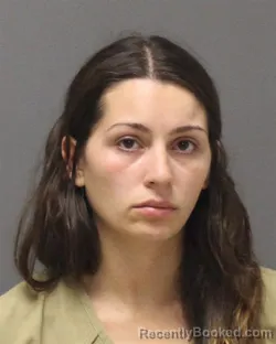 Mugshot of Madison Rose Margino booked in Ocean County, New Jersey on August 27, 2026