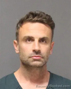 Mugshot of Matthew Petruzzi booked in Ocean County, New Jersey on August 30, 2026