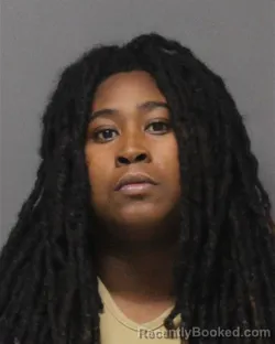 Mugshot of Kiana Aaliyah Craig booked in Ocean County, New Jersey on October 3, 2026