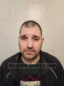 Booking photo from Sussex County, New Jersey