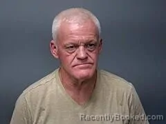 Mugshot of Larry E Bell booked in Baxter County, Arkansas on August 20, 2026
