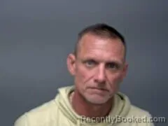 Mugshot of George M Gage booked in Baxter County, Arkansas on August 30, 2026