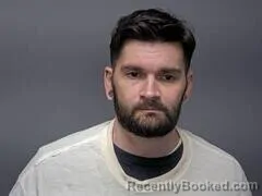 Mugshot of Evan C Webb booked in Baxter County, Arkansas on October 1, 2026