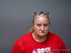 Mugshot of Patricia A Moss-Brandenburg booked in Baxter County, Arkansas on October 5, 2026