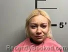 Mugshot of Katie Webb booked in Benton County, Arkansas on May 31, 2026