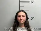 Mugshot of Mallory Hart booked in Benton County, Arkansas on July 7, 2026