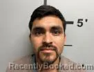 Mugshot of Hugo Carreno-Avila booked in Benton County, Arkansas on July 14, 2026