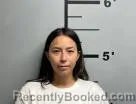 Mugshot of Athena Alcantara booked in Benton County, Arkansas on August 20, 2026