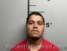Mugshot of Javier Moreno Parral booked in Benton County, Arkansas on August 25, 2026