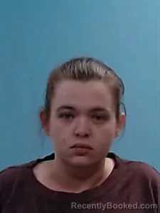 Mugshot of Mercedes Chaylyn Franklin booked in Boone County, Arkansas on April 27, 2026