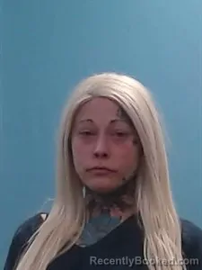 Mugshot of Samantha K Giboney booked in Boone County, Arkansas on August 1, 2026