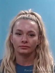Mugshot of Ashley Nicole Jack booked in Boone County, Arkansas on October 4, 2026