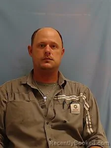 Mugshot of Aaron Michael Threet booked in Calhoun County, Arkansas on July 30, 2026
