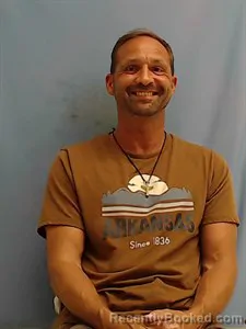 Mugshot of Shawn Hedegaard Hamilton booked in Calhoun County, Arkansas on August 3, 2026