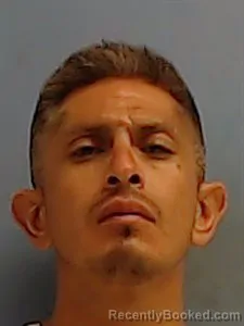 Mugshot of Victor Alexis Santana booked in Calhoun County, Arkansas on August 14, 2026
