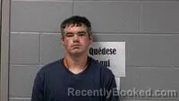Mugshot of Tanner D Blackston booked in Carroll County, Arkansas on August 25, 2026