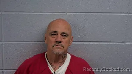 Mugshot of RUSSELL D HOLLIDAY booked in Cleburne County, Arkansas on July 6, 2026