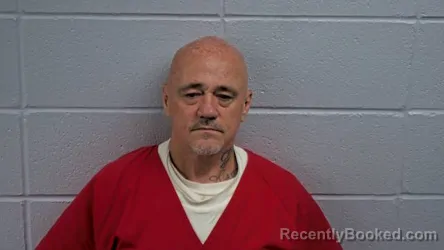 Mugshot of RUSSELL D HOLLIDAY booked in Cleburne County, Arkansas on July 28, 2026