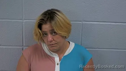 Mugshot of MELISSA F JOHNSTON booked in Cleburne County, Arkansas on July 29, 2026